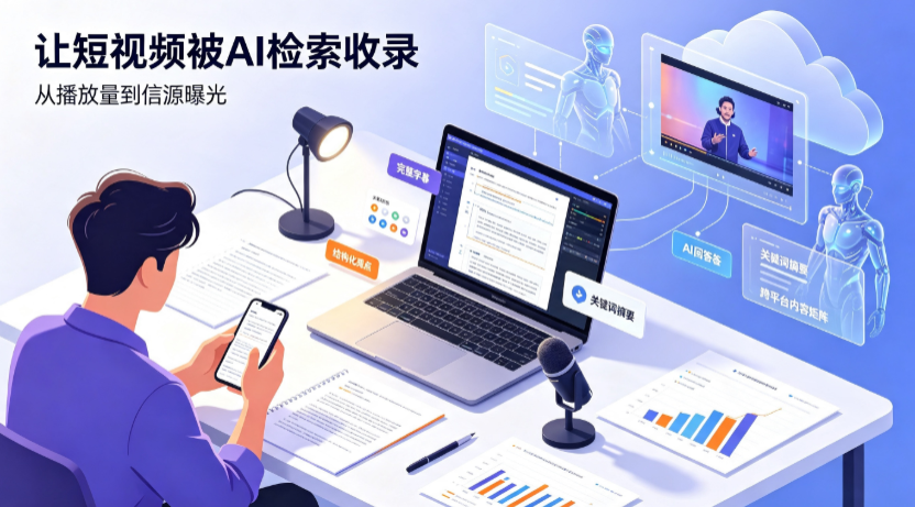 连城县短视频创作者新必修课：吃透 GEO 优化，让抖音内容被豆包、DeepSeek、元宝智能体收录